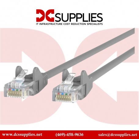 Belkin A3L791B07-S CAT 5e RJ45 Patch Cable 7-Ft Gray Snagless RoHS (A3L791B07-S)