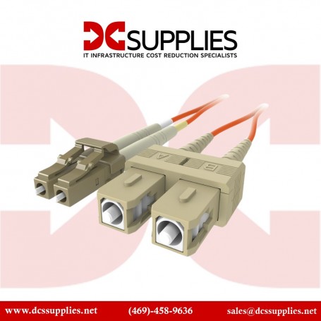 Belkin F2F402L7-03M-G Fiber Patch Cable LC/SC1 10 Gig Aqua 3M 50/125 (F2F402L7-03M-G)