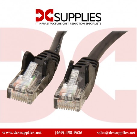 Belkin A3L791-06IN-BLK patch cable - 6 in - black (A3L791-06IN-BLK)