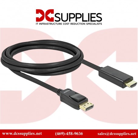 Belkin F2CD001B06-E DisplayPort-Male to HDMI-Male Cable (6 Feet, Black) (F2CD001B06-E)