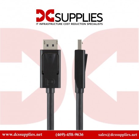 Belkin F2CD001B06-E DisplayPort-Male to HDMI-Male Cable (6 Feet, Black) (F2CD001B06-E)