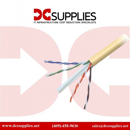 Belkin A7L704-1000RD-P 1000FT CAT6 Red Solid 4PR 24AWG Bulk Network Cable (A7L704-1000RD-P)