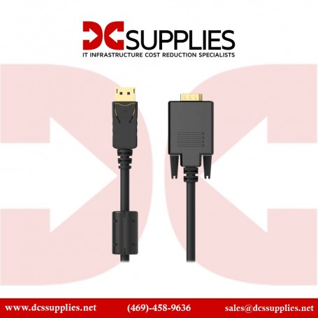 Belkin F2CD033B06 DisplayPort to VGA Cable HD-15 M/M 6 ft (F2CD033B06)