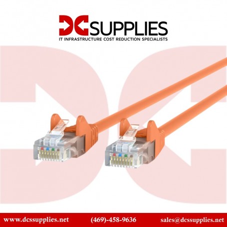 Belkin A3L980-15-ORG-S 15FT Cable CAT6 RJ45 RJ45-Patch Orange (A3L980-15-ORG-S)