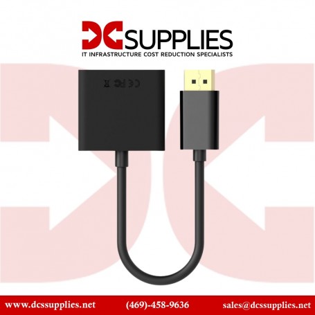 Belkin F2CD005b Displayport to DVI Adapter, M/F - Black (F2CD005B)