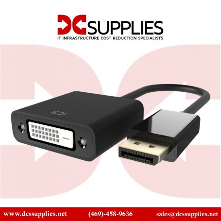 Belkin F2CD005b Displayport to DVI Adapter, M/F - Black (F2CD005B)