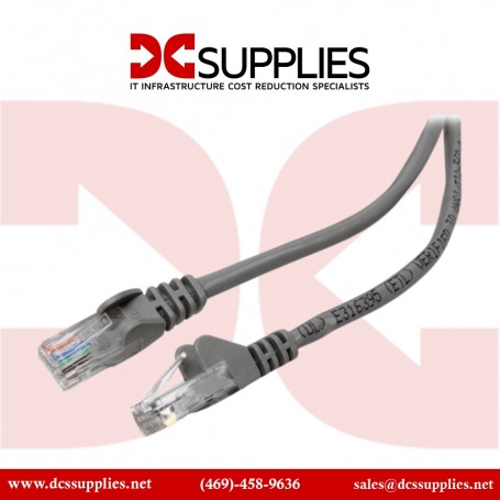 Belkin TAA791-10-GRY-S 10FT Cable TAA CAT5E Snagless-Patch Cable RJ45 Gray (TAA791-10-GRY-S)