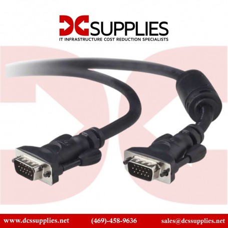 Belkin F3H982B25-P 25FT VGA to SVGA M/M VGA Coax/PLNM/SH Cable HDDB15 (F3H982B25-P)