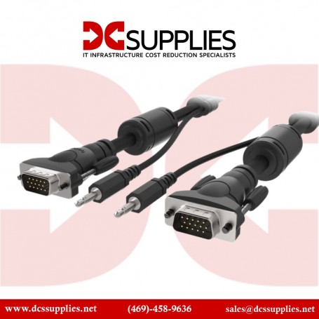 Belkin F3X1982-50 Laptop to TV VGA Audio Video Cable, 50ft (F3X1982-50)