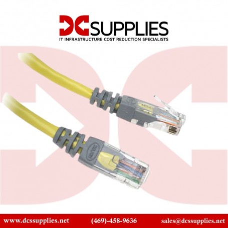 Belkin A3L980-10-YLW-M Cable, CAT6, UTP, RJ45M/M, 10, Yellow, Patch, MOL (A3L980-10-YLW-M)