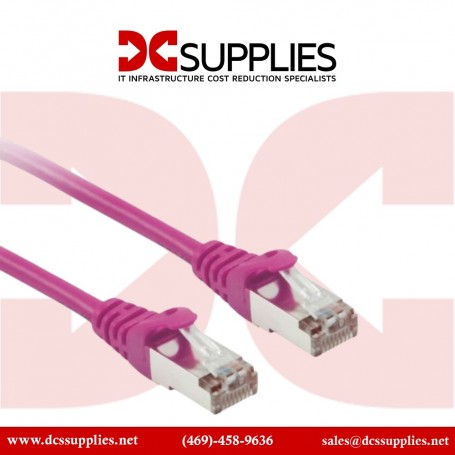 Belkin A3L980-30-PNK-S High Performance patch cable - 30 ft - pink (A3L980-30-PNK-S)