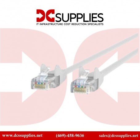 Belkin A3L980-04-WHT-S 4Ft CAT 6 Snagless Patch Cable - White (A3L980-04-WHT-S)