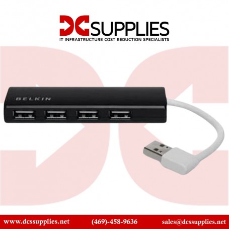 Belkin F4U042BT 4-Port Ultra-Slim Travel USB Hub (F4U042BT)