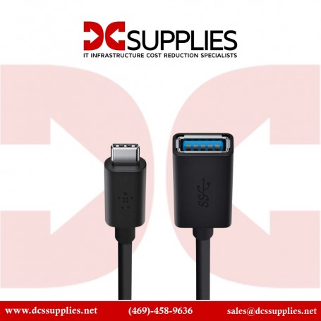 Belkin F2CU036BTBLK USB 3.0 USB Type-C to USB-A Adapter Black (F2CU036BTBLK)