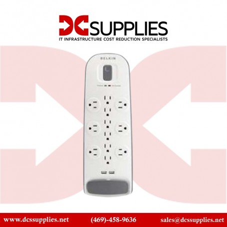 Belkin BV112050-06 12-Outlet Surge Protector with USB Charging (BV112050-06)