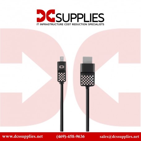 Belkin F2CD080BT06 4K 30Hz HDMI (M) to Mini DisplayPort (M) Video Display Cable (F2CD080BT06)