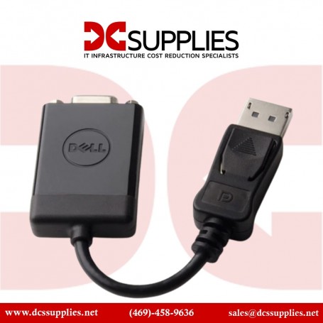 Dell DANBNBC084 DisplayPort Male to VGA Female Adapter (DANBNBC084)