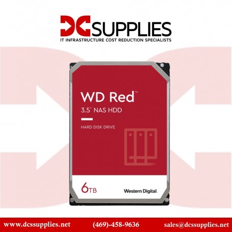 Western Digital WD60EFAX 6TB RED 256MB 3.5IN SATA 6GB/S INTELLIPOWERRPM (WD60EFAX)