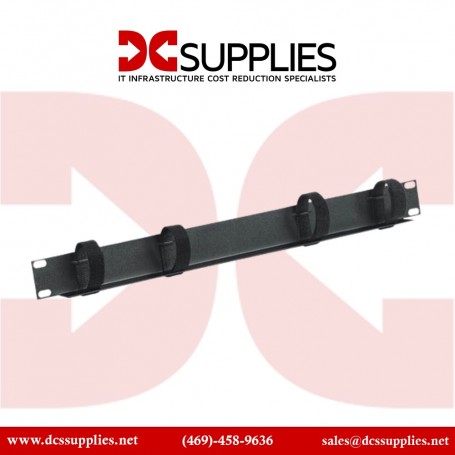 Black Box JPM525A-R2 19 inch Horizontal Cable Management 1 U with 4 Loops (JPM525A-R2)