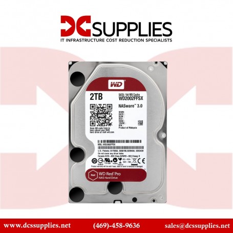 Western WD2002FFSX Red Pro 2TB 3.5" NAS Hard Drive (WD2002FFSX)