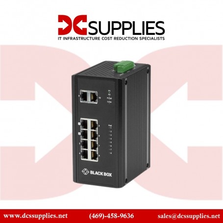 Black Box LPH3061A 6-Port Fast Ethernet Industrial Switch with PoE+ (LPH3061A)
