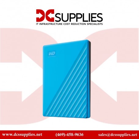 Western Digital WDBYVG0020BBL-WESN WD 2TB My Passport Portable Hard Drive 3.0 Model Blue (WDBYVG0020BBL-WESN)