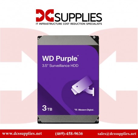Western WD33PURZ Purple 3TB Surveillance Hard Drive (WD33PURZ)