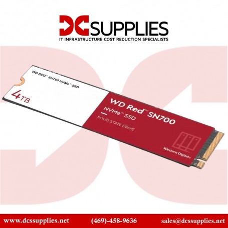 Western Digital WDS400T1R0C 4TB WD Red SN700 NVMe SSD for NAS (WDS400T1R0C)