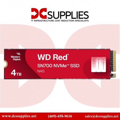 Western Digital WDS400T1R0C 4TB WD Red SN700 NVMe SSD for NAS (WDS400T1R0C)