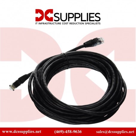 AddOn ADD-10FCAT6-BK RJ-45 M/M Patch Cable 10FT Black CAT6 UTP PVC CU (ADD-10FCAT6-BK)