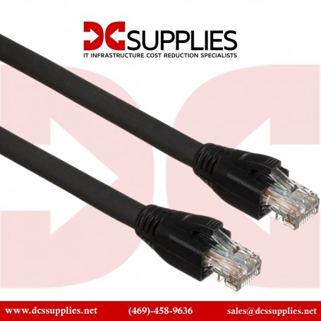 AddOn ADD-10FCAT6-BK RJ-45 M/M Patch Cable 10FT Black CAT6 UTP PVC CU (ADD-10FCAT6-BK)