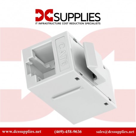 StarTech.com C6KEYCOUPLWH CAT6 RJ45 Coupler White RJ45 Keystone Jack F/F (C6KEYCOUPLWH)