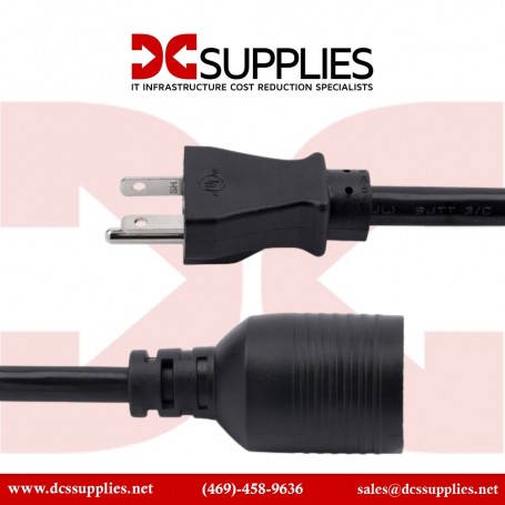 StarTech.com PAC520PLR1 1' Power Adapter Cord - NEMA L5-20R to NEMA 5-20P (PAC520PLR1)