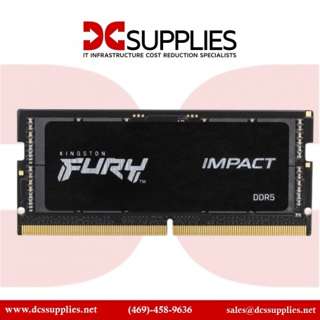 Kingston KF556S40IBK2-64 Fury Impact 64GB (2x32GB) 5600MT/s DDR5 SODIMM (KF556S40IBK2-64)