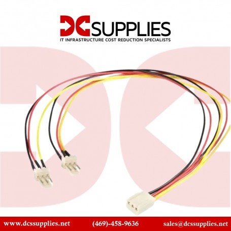 StarTech TX3SPLIT12 1ft TX3 Fan Power Splitter Cable (TX3SPLIT12)