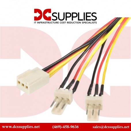 StarTech TX3SPLIT12 1ft TX3 Fan Power Splitter Cable (TX3SPLIT12)