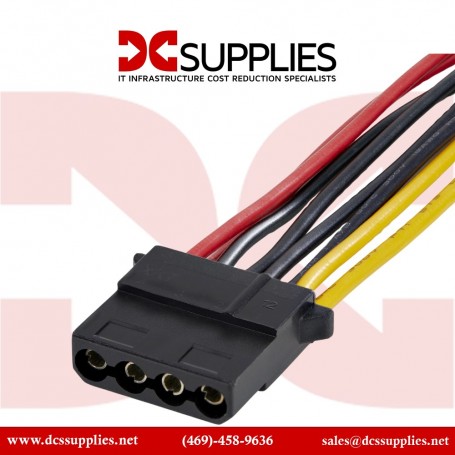 StarTech DSATPMOLP4 Dual SATA to LP4 Power Adapter 18AWG (DSATPMOLP4)