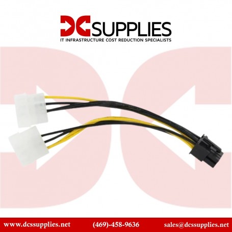 StarTech LP4PCIEX8ADP LP4 to 8-Pin PCIe Power Adapter 6" (LP4PCIEX8ADP)