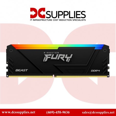 Kingston KF552C40BBAK2-16 16GB DDR5 5200MT/s CL40 Fury Beast RGB (KF552C40BBAK2-16)