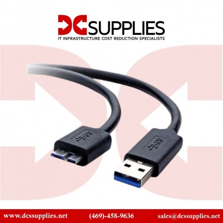 Belkin F3U166B03 3FT Cable USB A USB Micro B-Pro & USB 3.0 Cable (F3U166B03)