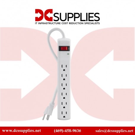 Belkin F5C047 6OUT Strip 312JLS 3FT Cord Lifetime Warranty (F5C047)