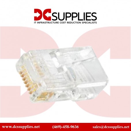 Belkin R6G088-R-100 RJ45 Plug for Round Cable 100-Pack (R6G088-R-100)