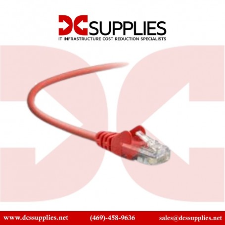 Belkin A3L791-07-RED CAT5e RJ45 Patch Cable 7-Ft Red RoHS (A3L791-07-RED)