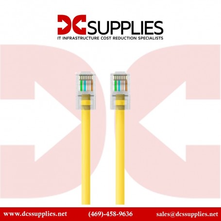 Belkin A3L791-10-YLW CAT5e RJ45 Patch Cable 10-Ft Yellow (A3L791-10-YLW)