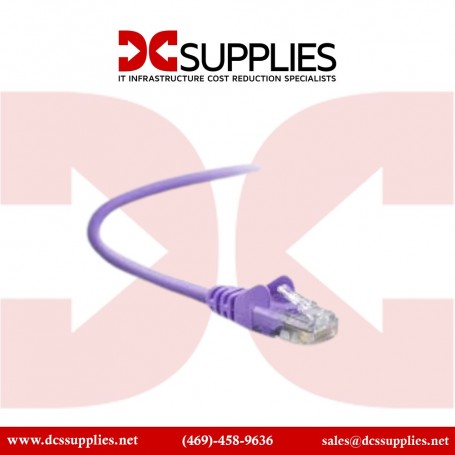 Belkin A3L791-07-PUR-S CAT 5e RJ45 Patch Cable 7-Ft Purple Snagless Connector RoHS (A3L791-07-PUR-S)