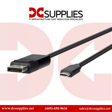 Belkin B2B103-06-BLK USB Type-C to DisplayPort Cable (6FT) (B2B103-06-BLK)