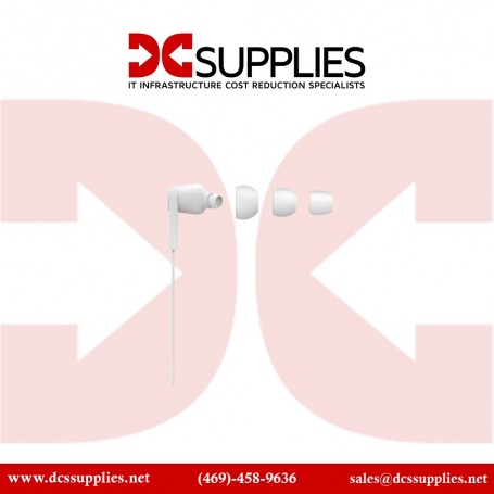 Belkin G3H0001BTWHT Rockstar Headphones with Lightning Connector - White (G3H0001BTWHT)