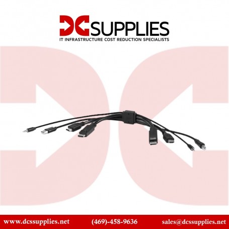 Belkin F1D9019B06T Secure KVM Combo Cable -keyboard /video  audio cable-TAA Compliant -6 ft (F1D9019B06T)