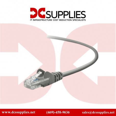 Belkin A3L791-10-H-S Cat5e STP Snagless Patch Cable Gray 10ft (A3L791-10-H-S)