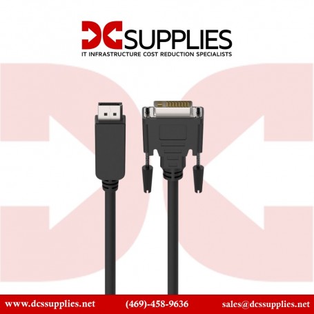 Belkin F2CD002B06-E DisplayPort to DVI-D Cable, M/M, 6 ft (F2CD002B06-E)